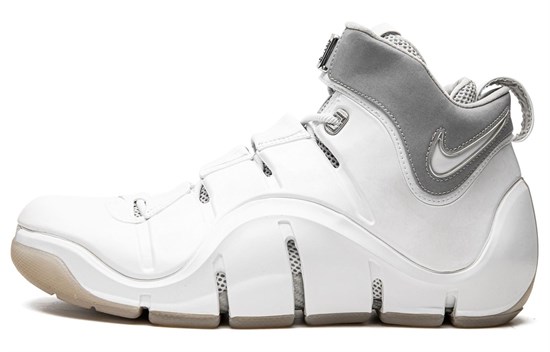 Nike LeBron 4 White Chrome 314647-112 - фото 610003
