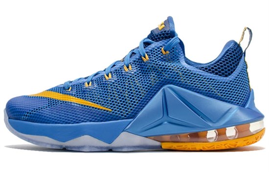 Nike LeBron Xii Low Photo Blue/Unvrsty Gold/Gym Blue 724557-484 - фото 626890