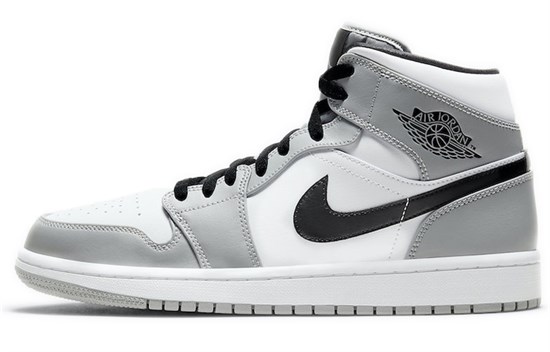 Air Jordan 1 Mid 'Smoke Grey' 554724-092 - фото 485059