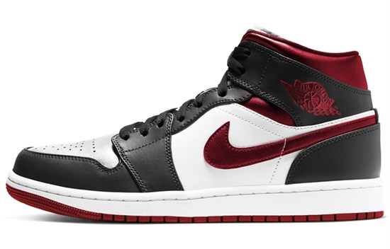 JORDAN 1 Mid Gym Red Black White 554724-122 - фото 486116
