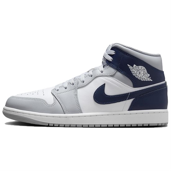 JORDAN 1 Mid 'Wolf Grey Midnight Navy' DQ8426-104 - фото 486546