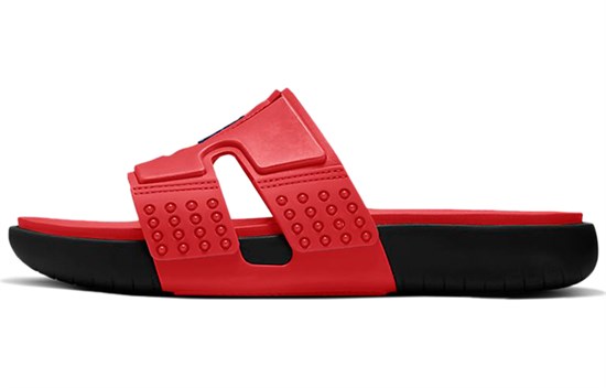 JORDAN Hydro 8 Colorblock Casual Red Black Slippers 'Red Black' CD2803-604 - фото 491168