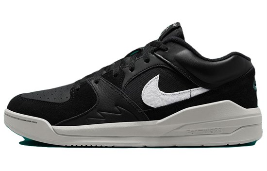 Jordan Stadium 90 Durable Breathable Low Top Casual Shoes Men's Black DX4397-003 - фото 493374