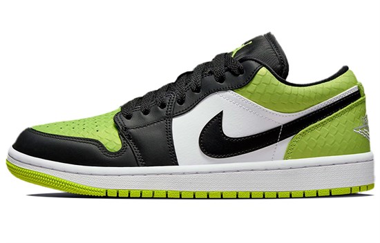 JORDAN 1 Low Snakeskin Vivid Green Women's DX4446-301 - фото 496546
