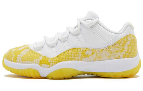 JORDAN 11 Retro Low Yellow Snakeskin Women's AH7860-107 - фото 497949