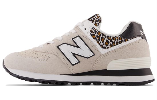 New Balance 574 Grey Black Leopard Print Women's WL574AY2 - фото 502518