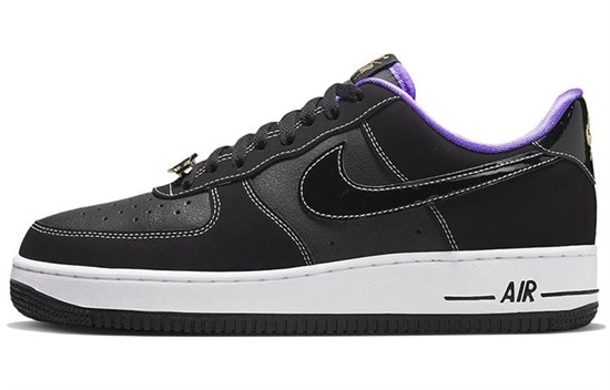 Nike Air Force 1 Low '07 LV8 World Champ Black Purple DR9866-001 - фото 516129