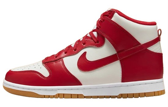 Nike Dunk High Sail Gym Red Gum Women's DD1869-114 - фото 529270