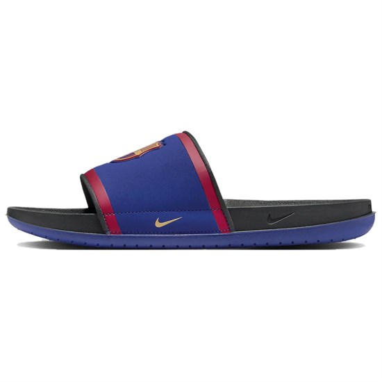 Nike Offcourt Slip Resistant Slide Slippers Men's Black Blue FZ3185-400 - фото 536600