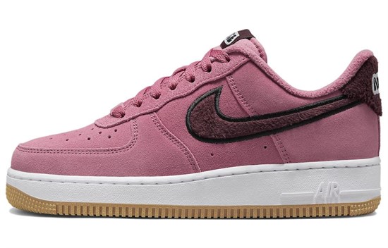 Nike Air Force 1 Low '07 Se Desert Berry Gum Fleece Women's DQ7583-600 - фото 543486