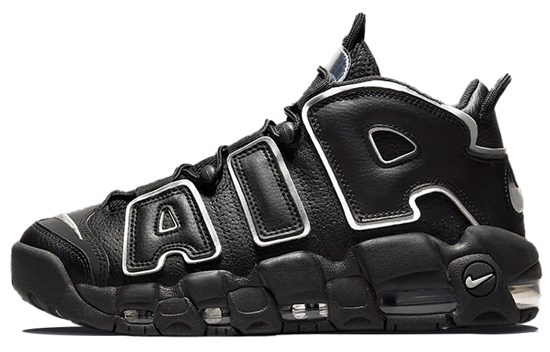Nike Air More Uptempo Black Silver Women's DQ0839-001 - фото 549189