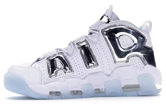 Nike Air More Uptempo Chrome White Women's 917593-100 - фото 549210