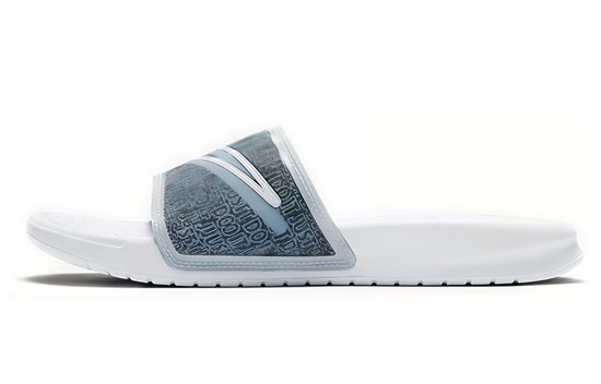 Nike Benassi Lx White Blue Slippers 'White Blue' Women's BQ5173-100 - фото 551151