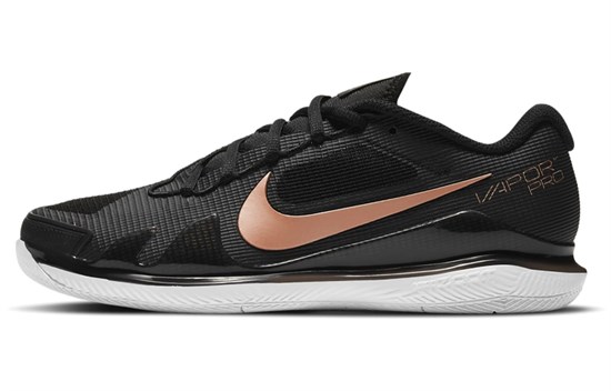 Nike Court Air Zoom Vapor Pro Hc Black Metallic Gold Women's CZ0222-024 - фото 552560