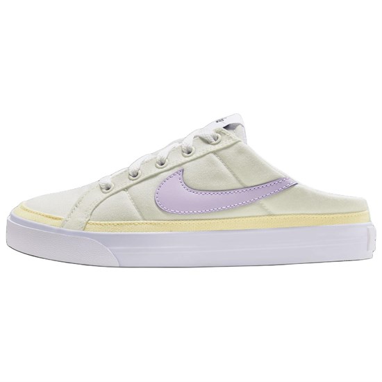 Nike Court Legacy Mule 'Light Yellow Purple' Women's HJ3494-151 - фото 552759
