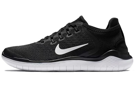 Nike Free Rn 2018 Black White Women's 942837-001 - фото 555744
