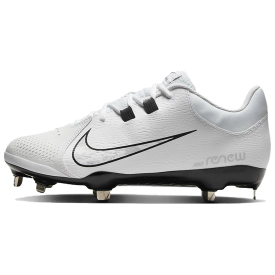 Nike Hyperdiamond 4 Anti Slip Wear Resistant Low Top Training Shoes Women's White FZ0922-101 - фото 556140