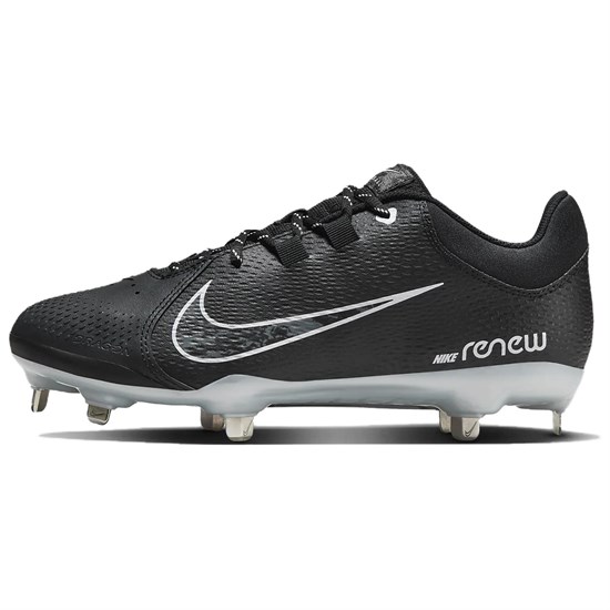 Nike Hyperdiamond 4 Pro Black Pure Platinum Iron Grey Women's FZ0922-001 - фото 556215