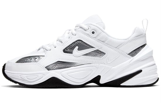 Nike M2K Tekno White Metallic Silver Black Women's CJ9583-100 - фото 557146