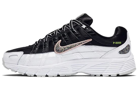 Nike P 6000 Se Black Multi Color White Women's CJ9585-001 - фото 557889