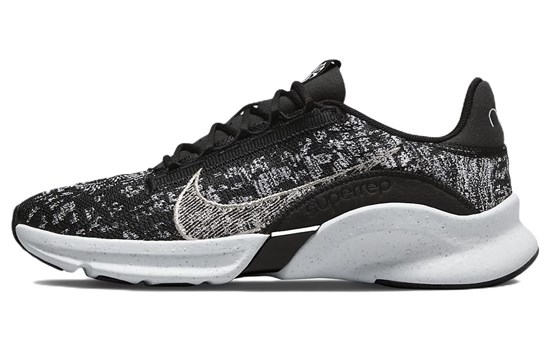 Nike SuperRep Go 3 Flyknit Next Nature Black Metallic Silver Women's DH3393-010 - фото 559656