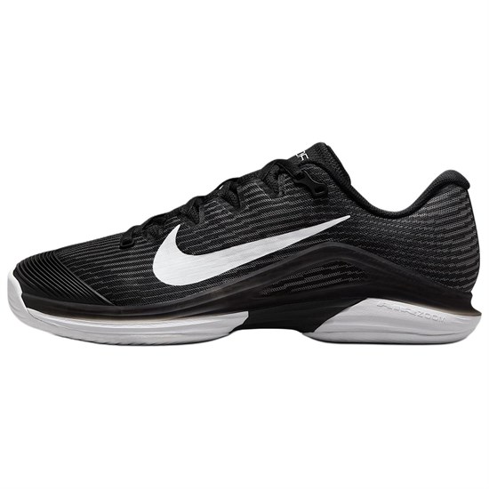 Nike Vapor 12 Cushioned Wear Resistant Supportive Lightweight Low Top Tennis Shoes Women's Black White FV5554-001 - фото 560244