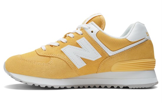 New Balance 574 Pastel Yellow White Women's WL574FV2 - фото 568259