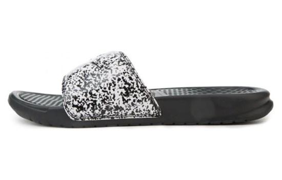 Nike Benassi Jdi Print 'White Black' 631261-100 - фото 577922