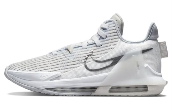 Nike LeBron Witness 6 'Summit White Metallic Pewter' CZ4052-102 - фото 582675