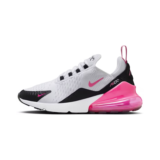 Nike Air Max 270 White Black Hyper Pink Women's AH6789-127 - фото 587988
