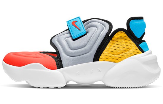 Nike Aqua Rift Football Grey Crimson Blue Fury Yellow Women's CW7164-002 - фото 590724