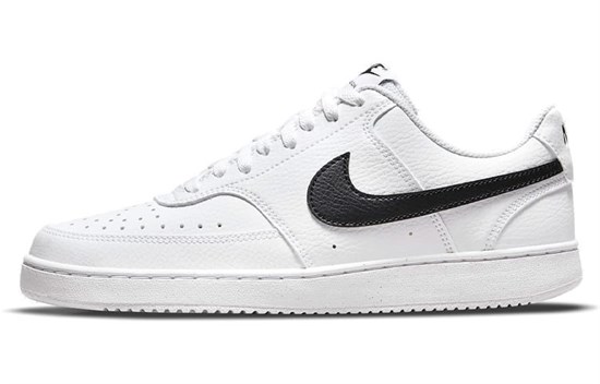 Nike Court Vision 1 Low Next Nature Low Top Skateboard Shoes Women's White Black DH3158-101 - фото 591766