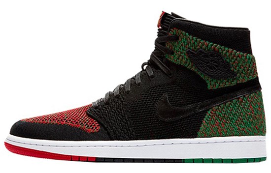 Jordan 1 Retro High Flyknit Black History Month 2018 AA2426-026 - фото 596347