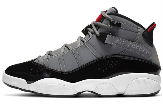JORDAN 6 Rings Smoke Grey Black Red Gold 322992-022 - фото 597172