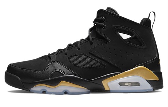 JORDAN Flight Club 91 Black Metallic Gold 2021 DC7329-007 - фото 597546