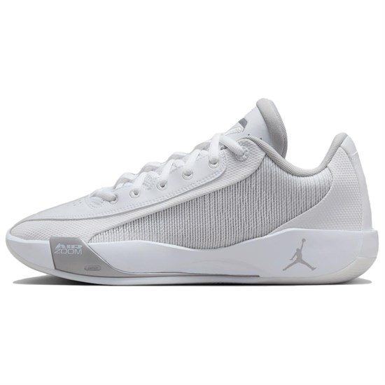 Jordan Luka .77 Anti Slip Wear Resistant Low Top Basketball Shoes Men's White Gray HF0819-100 - фото 597948