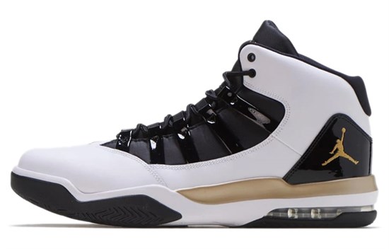 JORDAN Max Aura White Metallic Gold Black AQ9084-107 - фото 598014