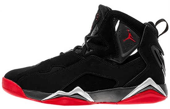JORDAN True Flight Black/Gym Red Metallic Silver 342964-001 - фото 598368