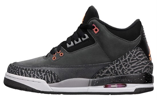 Air Jordan 3 Retro Black 'Fear' GS 626968-040 - фото 598642