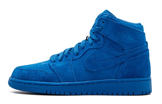 Jordan 1 Retro High Blue Suede GS 705300-404 - фото 598999