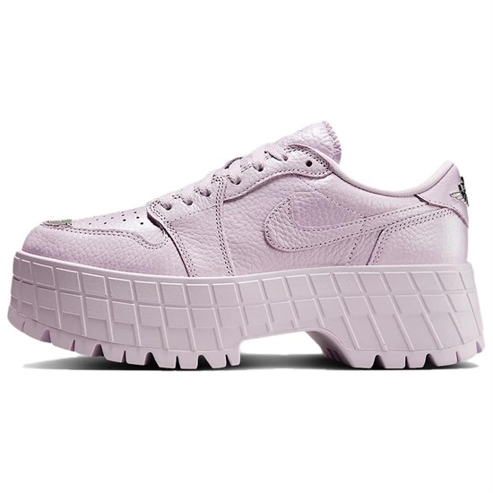 Jordan Air Jordan 1 Anti Slip Wear Resistant Low Top Casual Shoes Women's Purple HF3184-500 - фото 599142