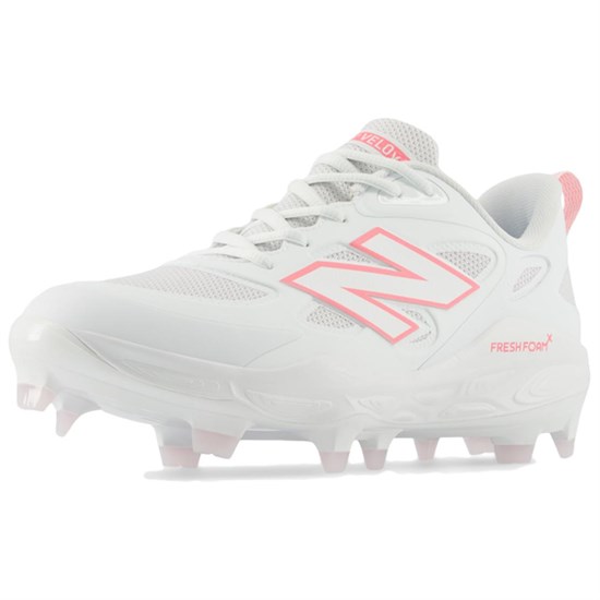 New Balance Fresh Foam X Velo V4 Anti Slip Wear Resistant Low Top Training Shoes Women's White Pink SPVELOM4 - фото 600186