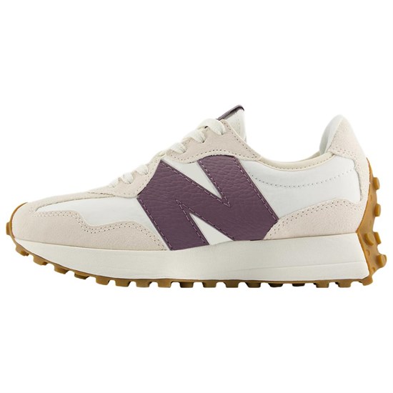 New Balance NB 327 Anti Slip Wear Resistant Low Top Casual Running Shoes Women's White WS327FTC - фото 600346