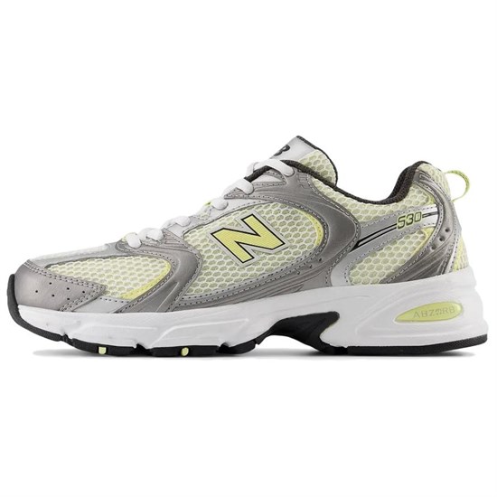 New Balance NB 530 Anti Slip Wear Resistant Low Top Running Shoes Women's White Silver U530ADG - фото 600461
