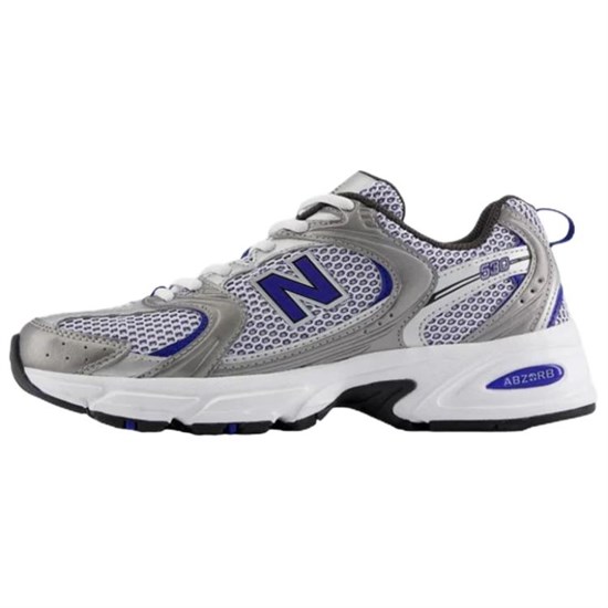 New Balance NB 530 Cushioning, Slip Resistant, And Abrasion Resistant Low Top Casual Shoes Women's Gray Blue U530ADE - фото 600466