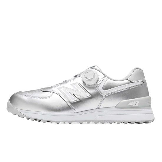 New Balance NB 574 V3 Low Top Training Shoes Women's Silver 2E Width WGBS574D - фото 600494