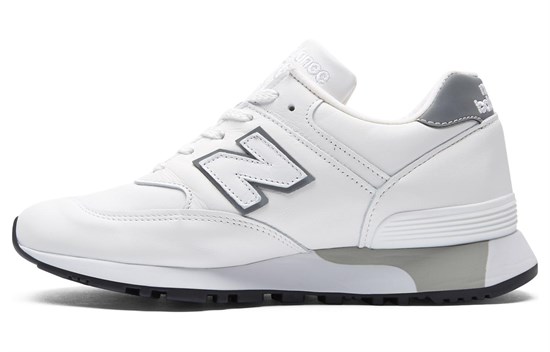 New Balance NB 576 Durable Breathable Low Top Casual Running Shoes Women's White Gray W576WWL - фото 600499