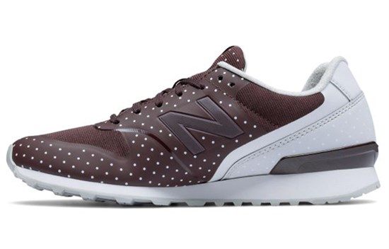 New Balance NB 696 Cushioning, Slip Resistant, And Breathable Low Top Running Shoes Women's Burgundy WL696KC - фото 600512