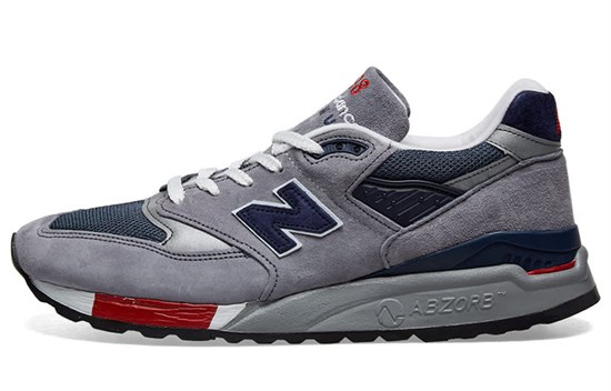 New Balance 998 Grey Navy Red M998GNR - фото 601825