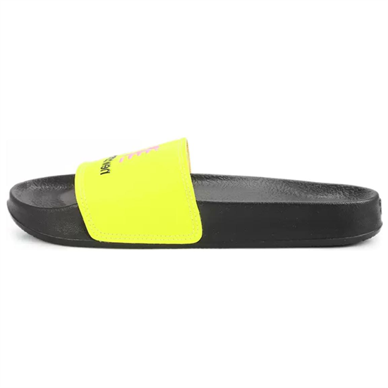 New Balance Abrasion Resistant Slide Slippers Men's Yellow Black SUF50UY1 - фото 601838